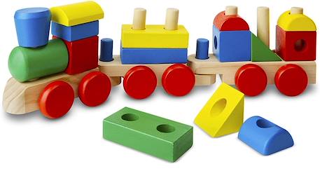 Train en bois Bleu 3 - vertbaudet enfant 