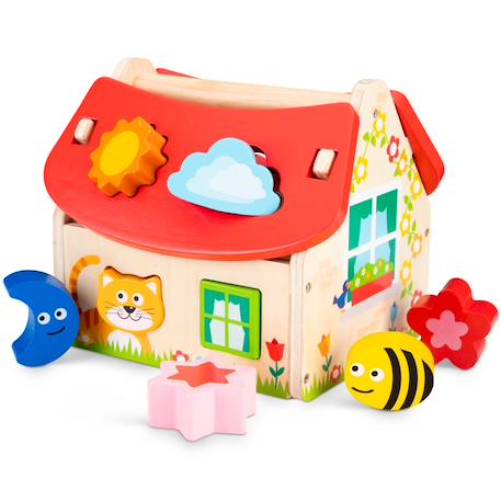 Maison des formes Rouge 1 - vertbaudet enfant 