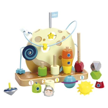 J'apprends à compter dans les étoiles boulier Bleu 2 - vertbaudet enfant 