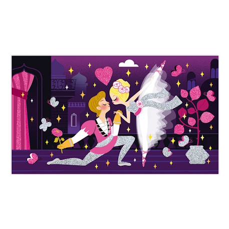 Set créatif paillettes fluo danseuses Rose 3 - vertbaudet enfant 