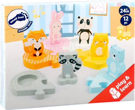 Puzzle à encastrer pastel Beige 6 - vertbaudet enfant 