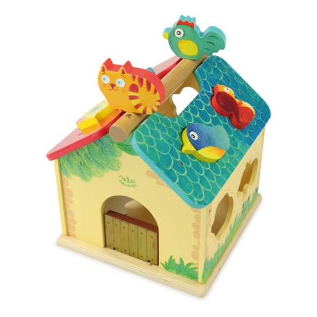 Boite à formes ferme Beige 3 - vertbaudet enfant 