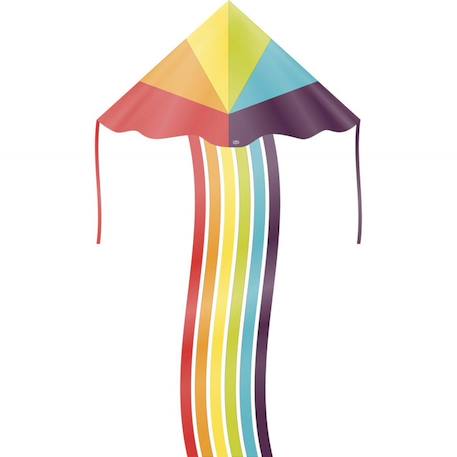 Cerf-volant arc-en-ciel Jaune 1 - vertbaudet enfant 