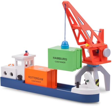 Grue portuaire Rouge 2 - vertbaudet enfant 