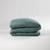 Housse de couette 1 personne pur coton bio Blanc+Bleu nuit+Ecru+Eucalyptus+Gris tourterelle+Rose nude+Terracotta 20 - vertbaudet enfant 