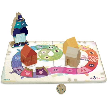Jeu loup yétu Bleu 2 - vertbaudet enfant 