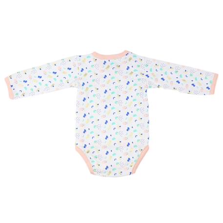 Body bébé manche longue Blanc 3 - vertbaudet enfant 