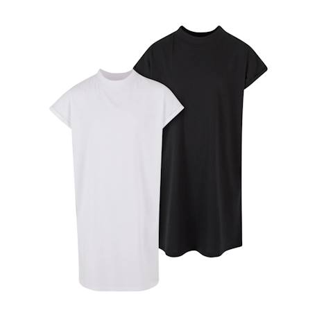 Robe coton turtle Noir / blanc 1 - vertbaudet enfant 