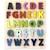 Puzzle abc alphabet sous la canopée Beige 1 - vertbaudet enfant 