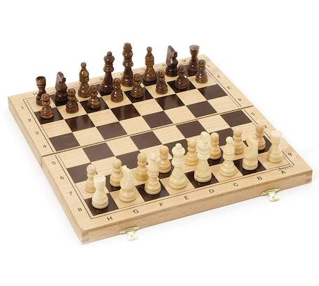 Jeu d'échecs pliant Beige 1 - vertbaudet enfant 