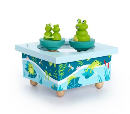 Boite à musique grenouille Vert 1 - vertbaudet enfant 