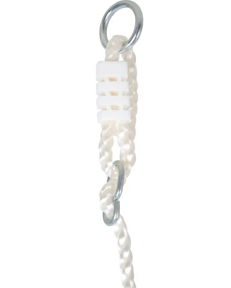 Trapèze avec anneaux de gymnastique en bois Beige 3 - vertbaudet enfant 