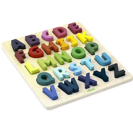 Puzzle abc alphabet sous la canopée Beige 3 - vertbaudet enfant 