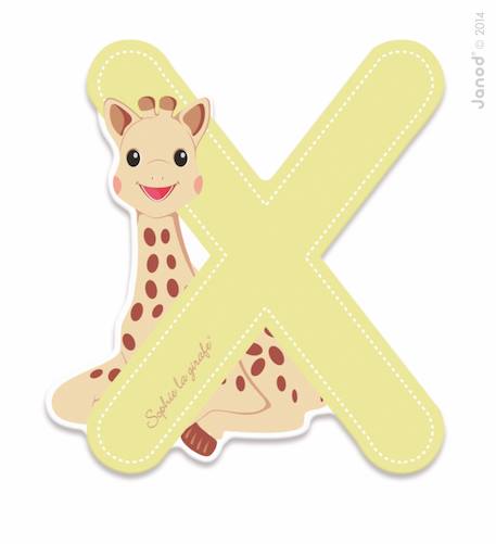 Lettre x sophie la girafe Jaune 2 - vertbaudet enfant 