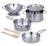 Assortiment poêlons et casseroles Gris 2 - vertbaudet enfant 