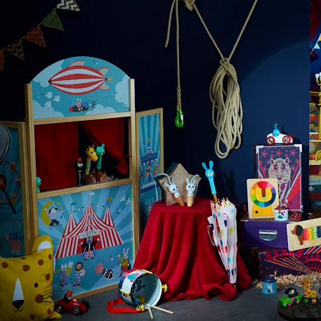 Théâtre circus michelle carlslund Bleu 2 - vertbaudet enfant 