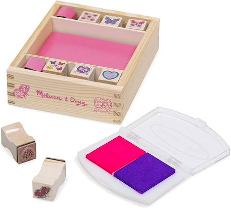 Tampons papillons et coeurs Rose 2 - vertbaudet enfant 