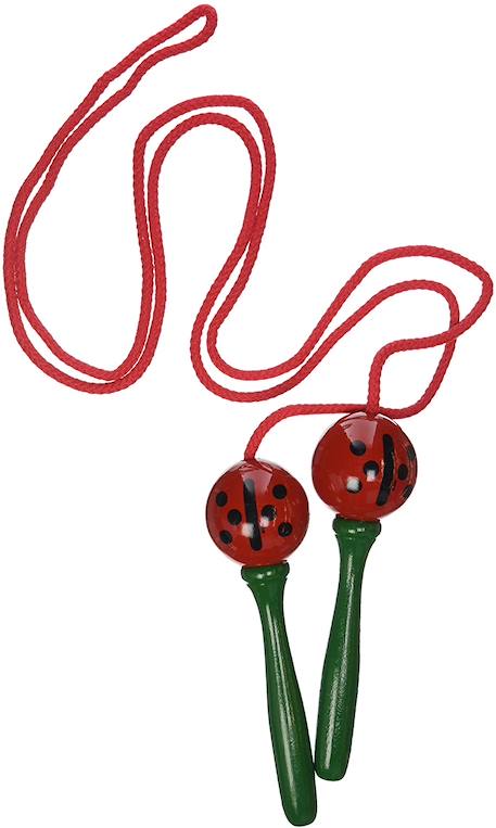 Corde à sauter coccinelle Rouge 2 - vertbaudet enfant 