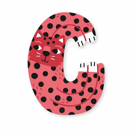 Lettre c michelle carlslund Rose 1 - vertbaudet enfant 