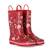 Bottes de pluie caoutchouc apolloton Bleu+Rouge 10 - vertbaudet enfant 