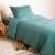 Housse de couette 1 personne pur coton bio Blanc+Bleu nuit+Ecru+Eucalyptus+Gris tourterelle+Rose nude+Terracotta 19 - vertbaudet enfant 