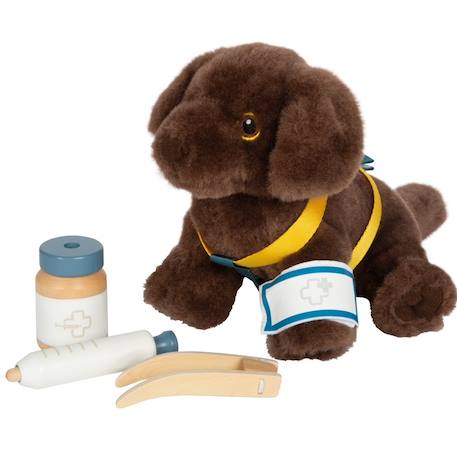 Chien avec sac et kit de soins Gris 5 - vertbaudet enfant 