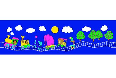 Lanterne magique train naturel Bleu 2 - vertbaudet enfant 