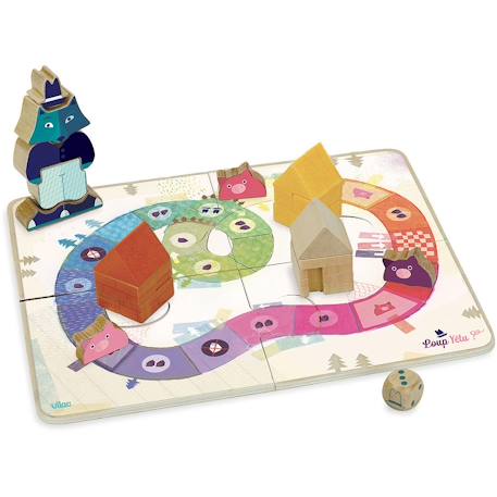 Jeu loup yétu Bleu 1 - vertbaudet enfant 