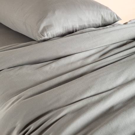 Housse de couette 1 personne pur coton bio Blanc+Bleu nuit+Ecru+Eucalyptus+Gris tourterelle+Rose nude+Terracotta 28 - vertbaudet enfant 