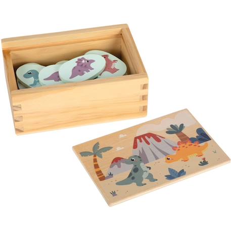 Jeu de mémo dino Beige 4 - vertbaudet enfant 