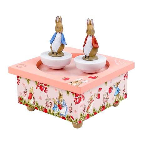 Boite à musique peter rabbit fraises Rose 1 - vertbaudet enfant 