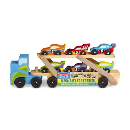 Porte-voitures de course géant Bleu 5 - vertbaudet enfant 