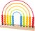 Circuit de motricité et boulier arc-en-ciel Rouge 1 - vertbaudet enfant 