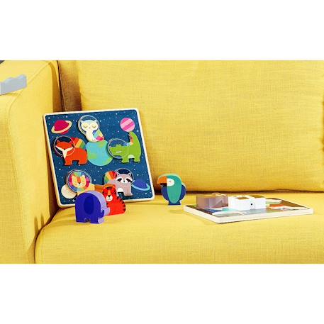 Encastrement tactile espace Bleu 4 - vertbaudet enfant 