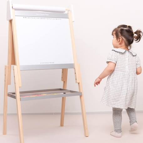 Chevalet en bois double-face Beige 5 - vertbaudet enfant 