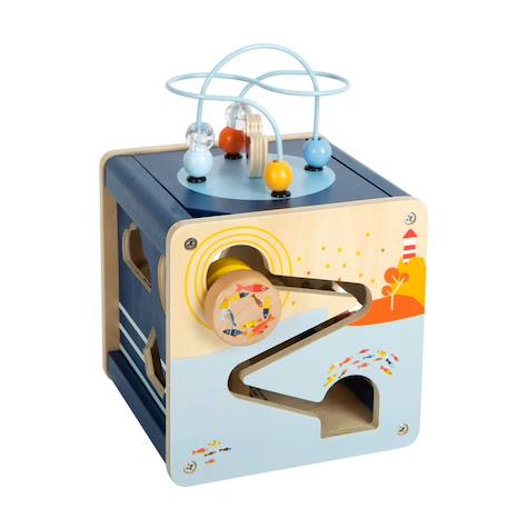 Cube de motricité grand océan Bleu 3 - vertbaudet enfant 