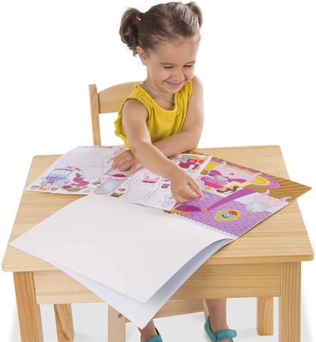 200 autocollants réutilisables - princesses Rose 4 - vertbaudet enfant 