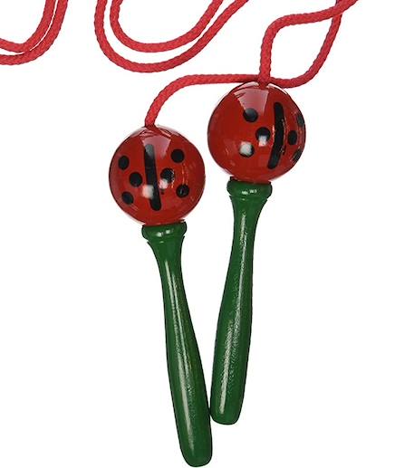 Corde à sauter coccinelle Rouge 1 - vertbaudet enfant 