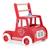 Chariot de marche pompiers Rouge 1 - vertbaudet enfant 