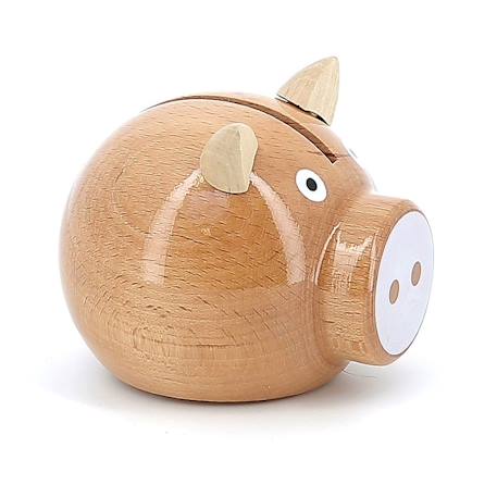 Tirelire cochon - blanc Blanc 1 - vertbaudet enfant 
