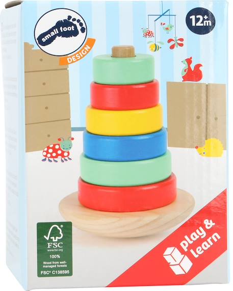 Tour à empiler move it Beige 5 - vertbaudet enfant 