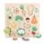 Encastrement en bois légumes du jardin Beige 1 - vertbaudet enfant 