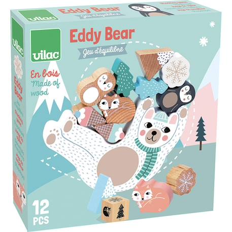 Jeu d'équilibre eddy bear m. Carlslund Blanc 3 - vertbaudet enfant 