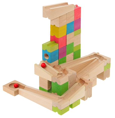 Circuit de billes 68 pièces Beige 3 - vertbaudet enfant 