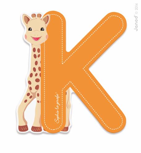 Lettre k sophie la girafe Orange 2 - vertbaudet enfant 