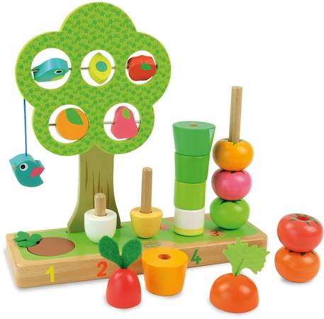 J'apprends à compter les légumes Vert 1 - vertbaudet enfant 