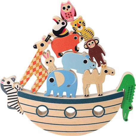 Jeu d'équilibre arche des animaux Beige 2 - vertbaudet enfant 