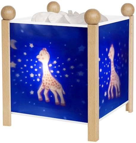Lanterne magique sophie la girafe naturel Bleu 1 - vertbaudet enfant 