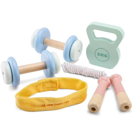 Set de fitness en bois Blanc 2 - vertbaudet enfant 