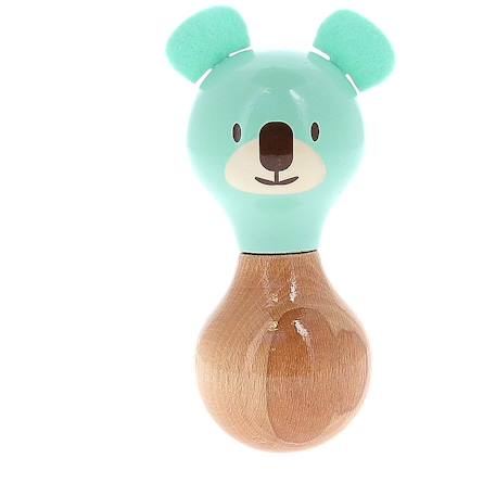 Hochet maracas alice le koala Vert 1 - vertbaudet enfant 